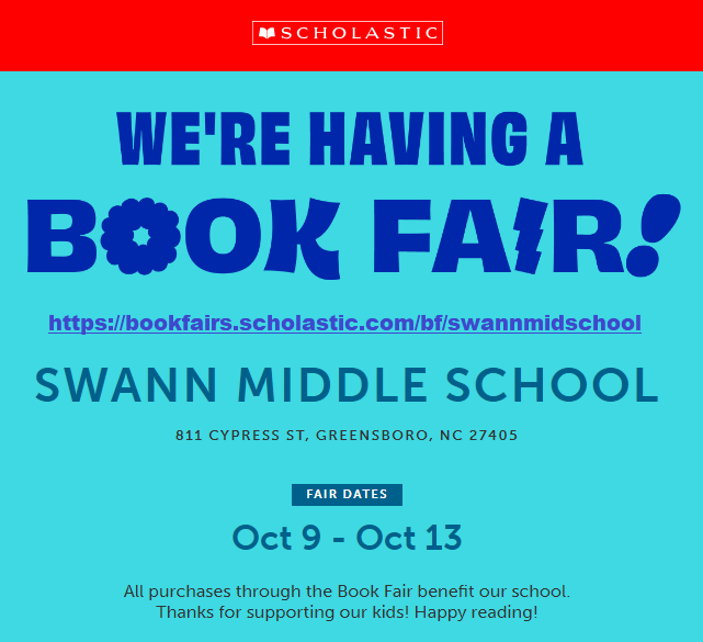 book fair october 9 through 13